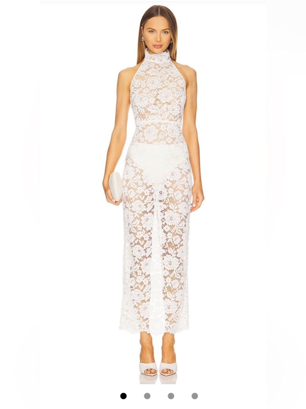 Amanda Uprichard Brynley Maxi Dress in White